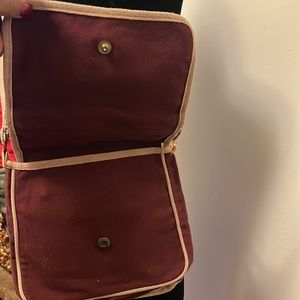 Etienne Aigner crossbody cloth bag.